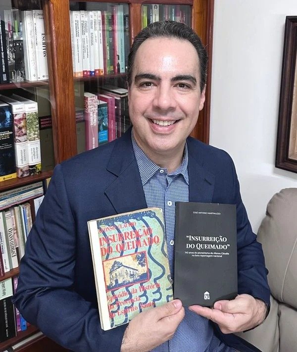 Professor da Ufes lança livro sobre o clássico capixaba “Insurreição do Queimado”.