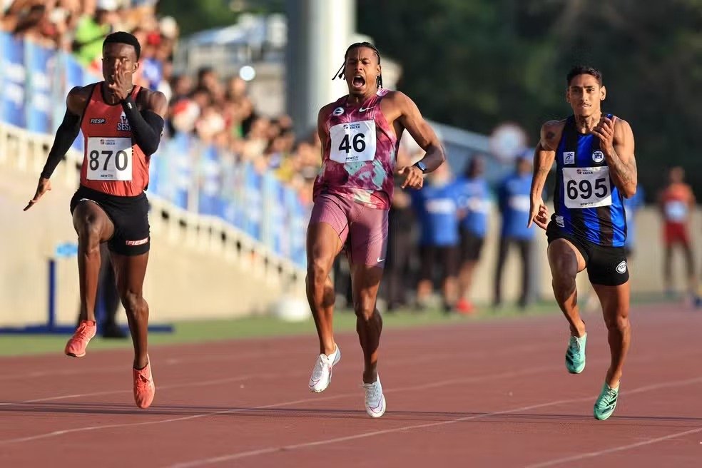 Capixaba Paulo André cai no Troféu Brasil de Atletismo, chora e sai de cadeira de rodas