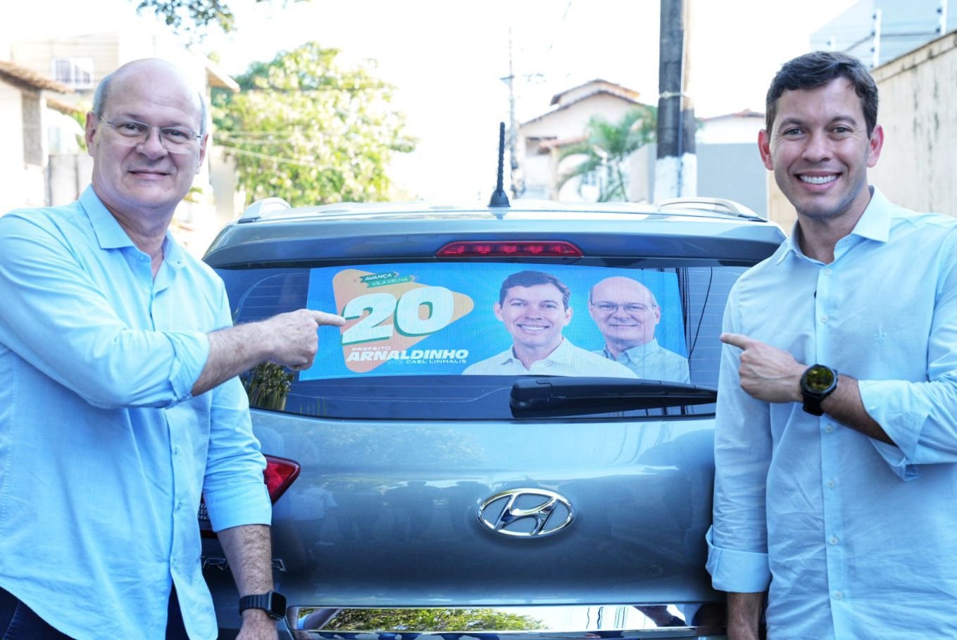 Adesivaço sábado marca início da campanha de Arnaldinho em Vila Velha