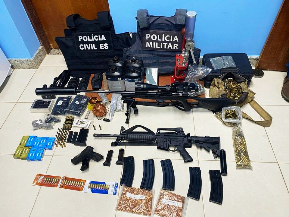 Polícia apreende fuzil e pistola durante ação conjunta em Alfredo Chaves