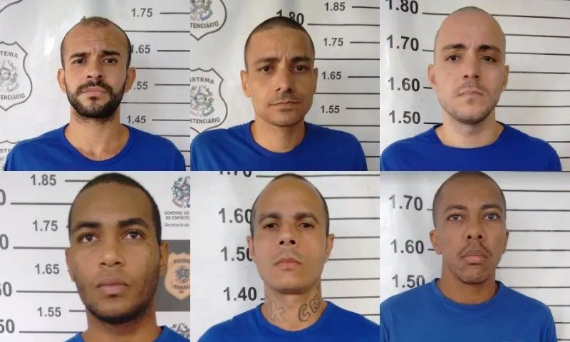 Seis detentos serram grade de cela e fogem de penitenciária em Colatina