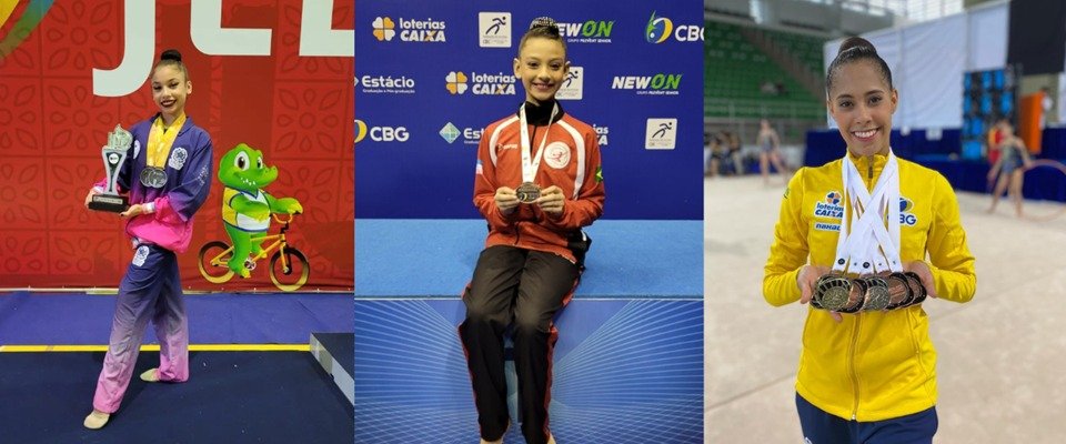 Capixabas representam o Brasil na Copa Sul-Americana de Ginástica Rítmica em Santiago, no Chile