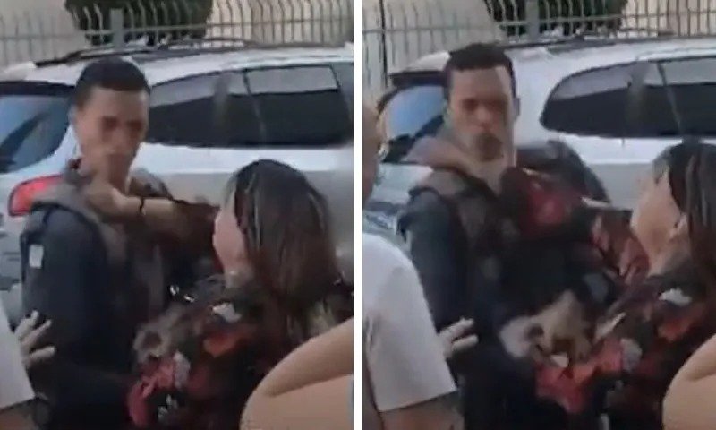 Mulher dá soco no rosto de policial militar ao ser presa por furto em Vila Velha