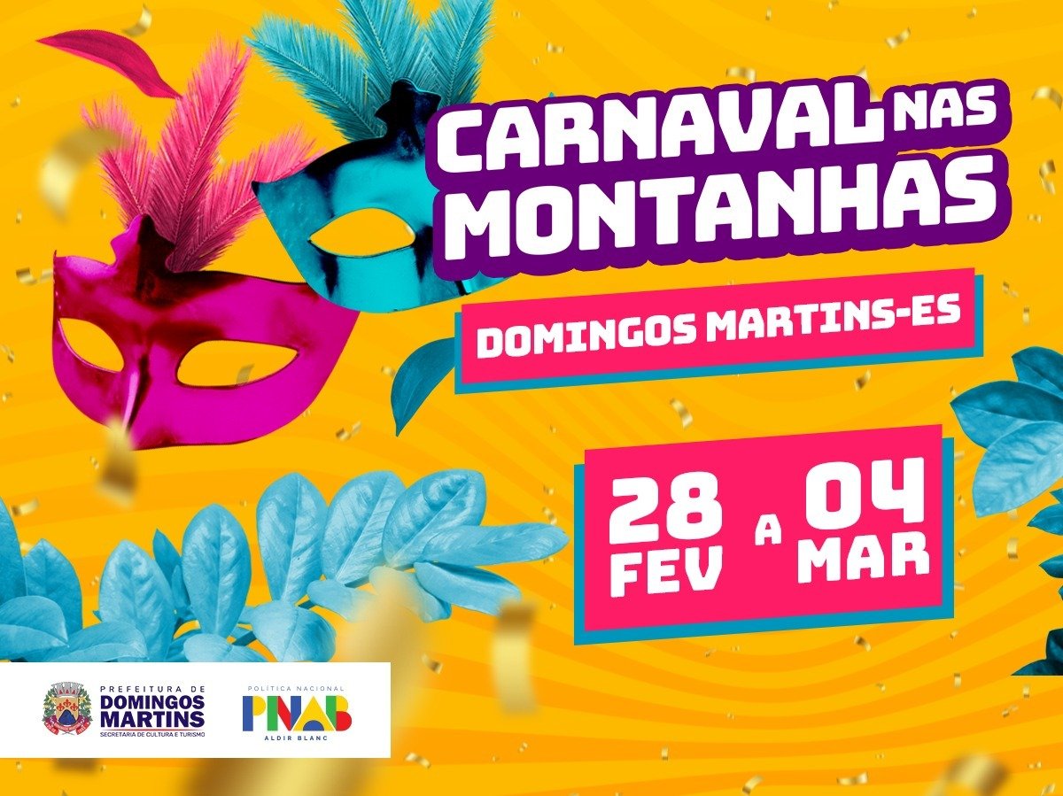 CARNAVAL NAS MONTANHAS 2025: TRADIÇÃO, CULTURA E MUITA ALEGRIA EM DOMINGOS MARTINS