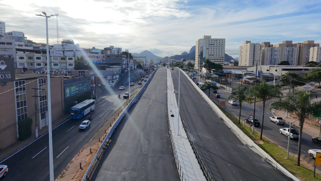 Viaduto na Avenida Mário Gurgel em Cariacica será inaugurado no dia 26 de fevereiro