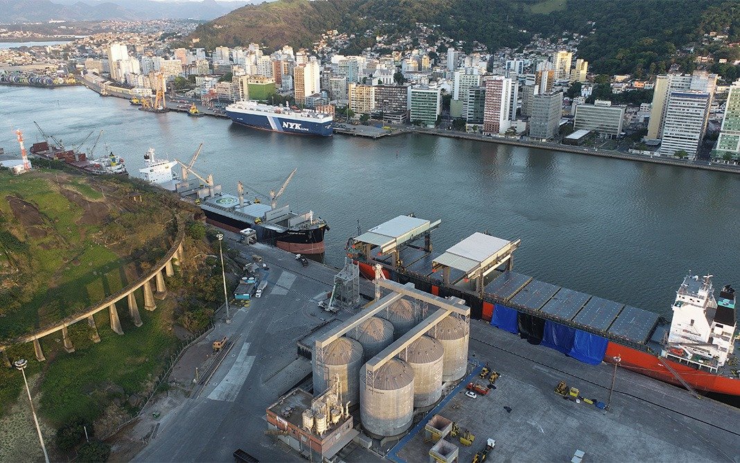 Complexo portuário de Vila Velha ganha maior capacidade operacional