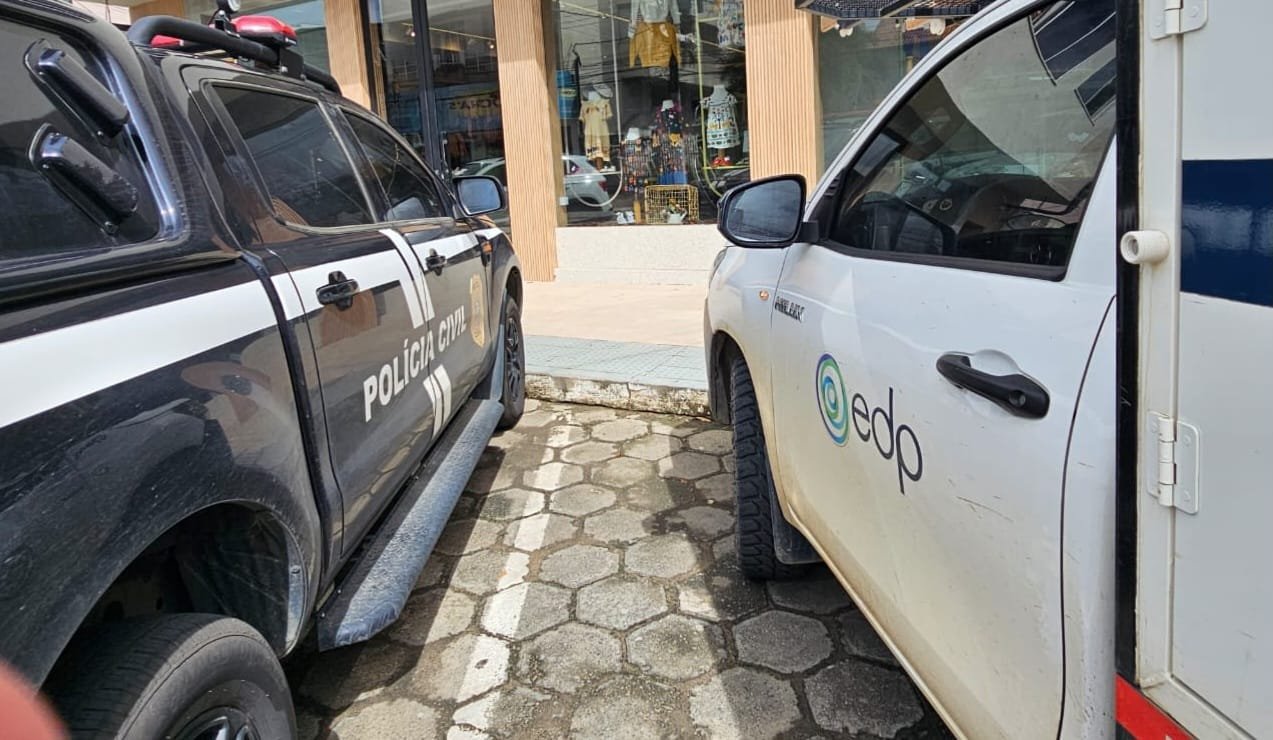 EDP e Polícia Civil flagram furto de energia em boutique de roupas femininas no Centro de Linhares