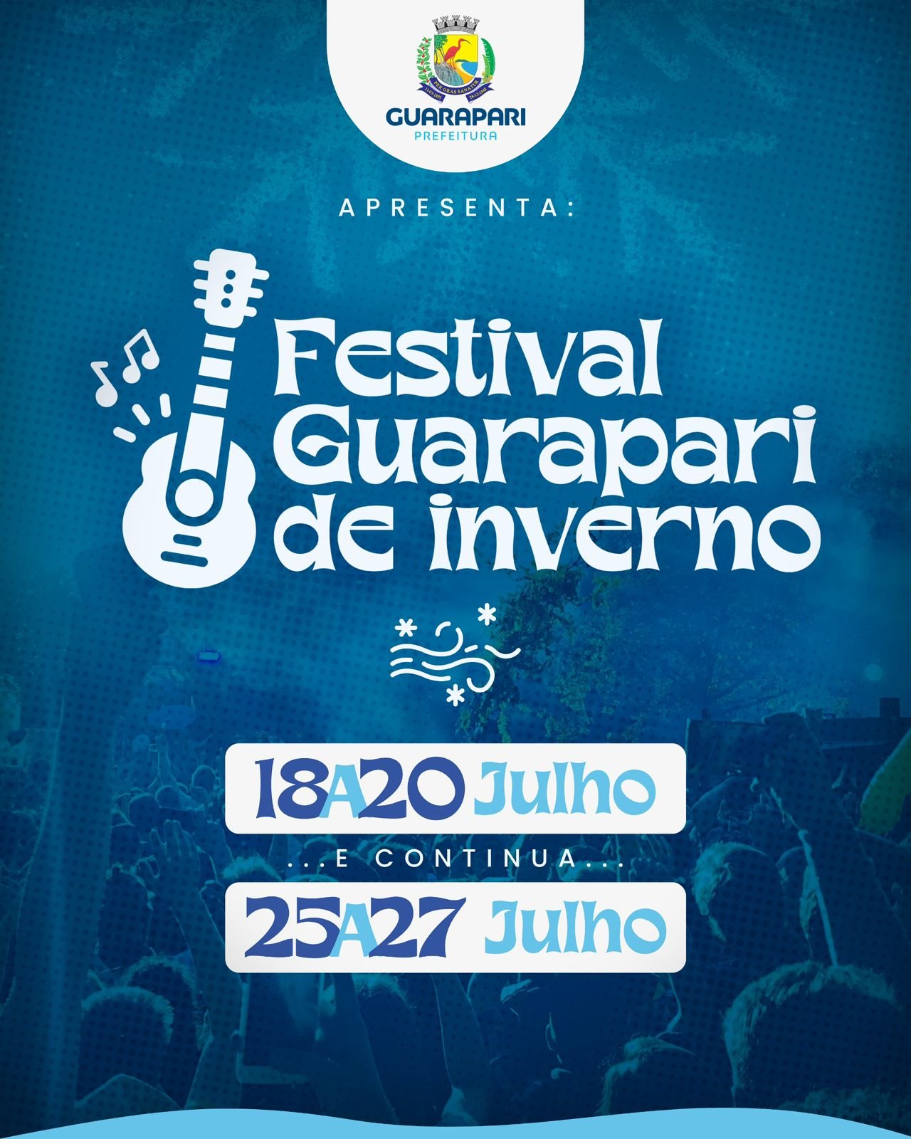 Festival Guarapari de Inverno 2025 amplia programação e traz quase 50 shows em seis dias de evento