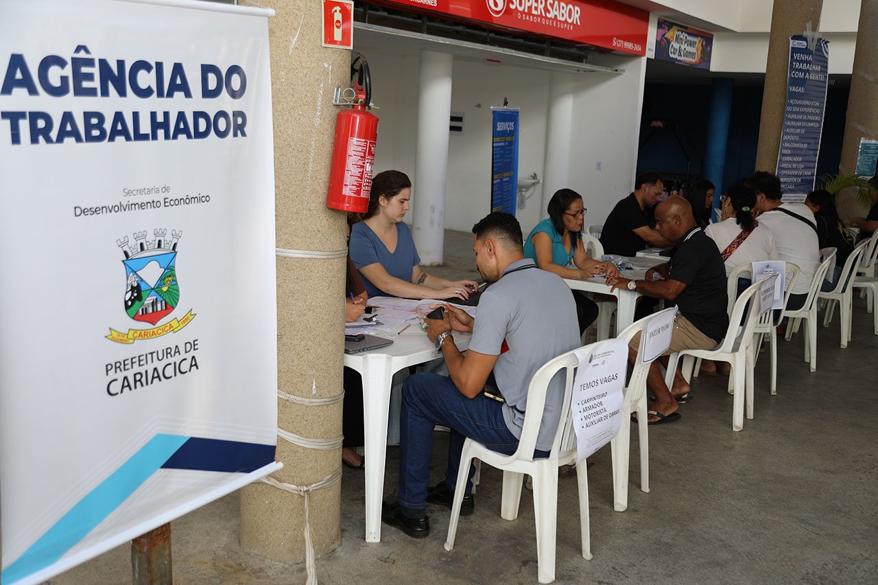 Agência do Trabalhador de Cariacica abre mais de 1.300 vagas de emprego a partir desta segunda