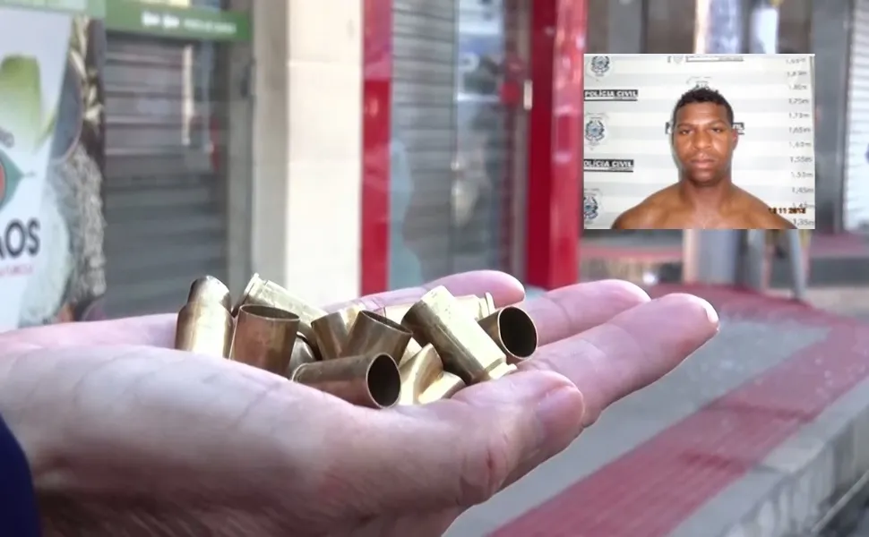 Ataque termina com morte e lojas atingidas por tiros na Glória, em Vila Velha
