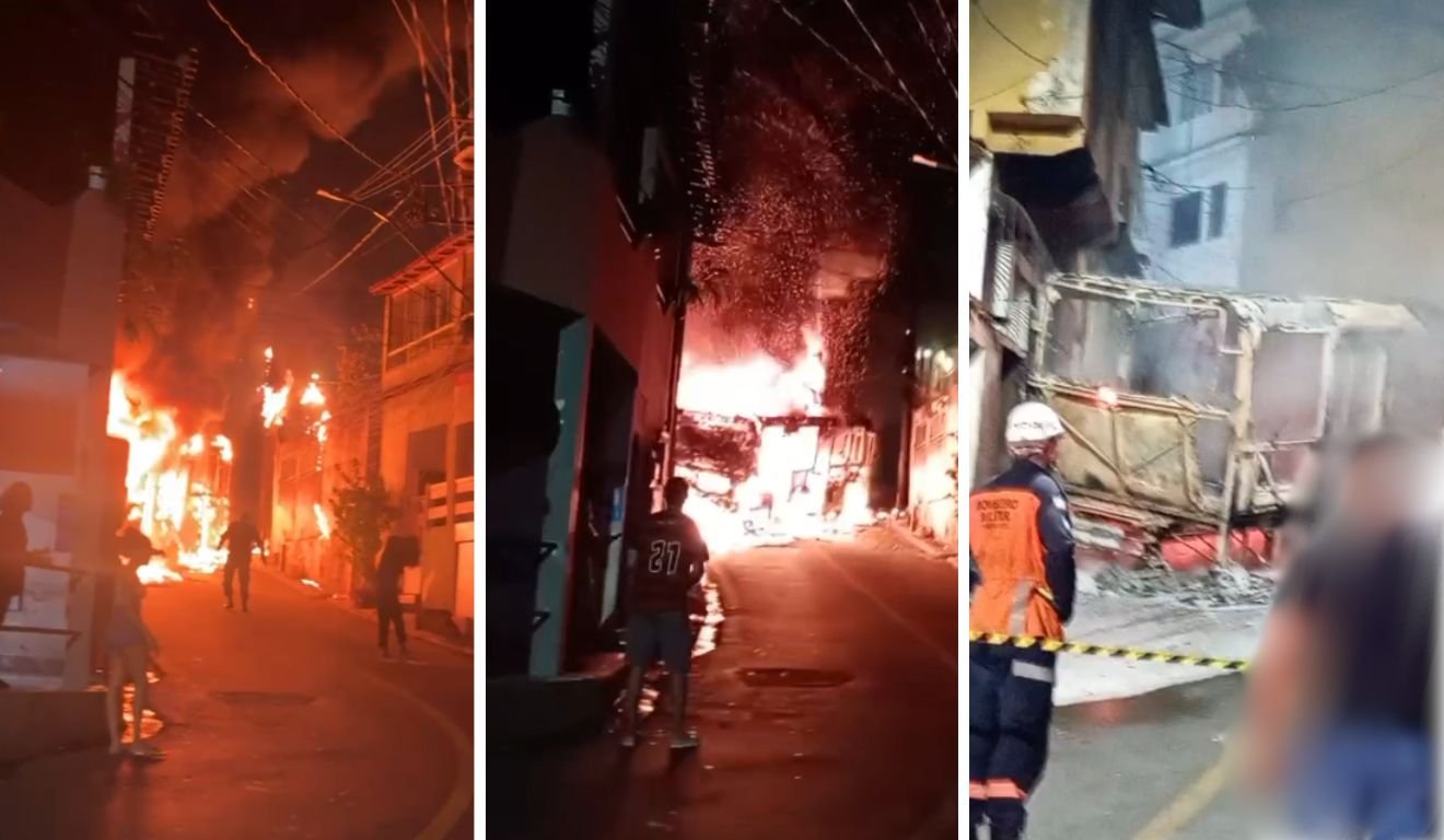 Cinco ônibus são atacados na Grande Vitória após morte no Bairro da Penha