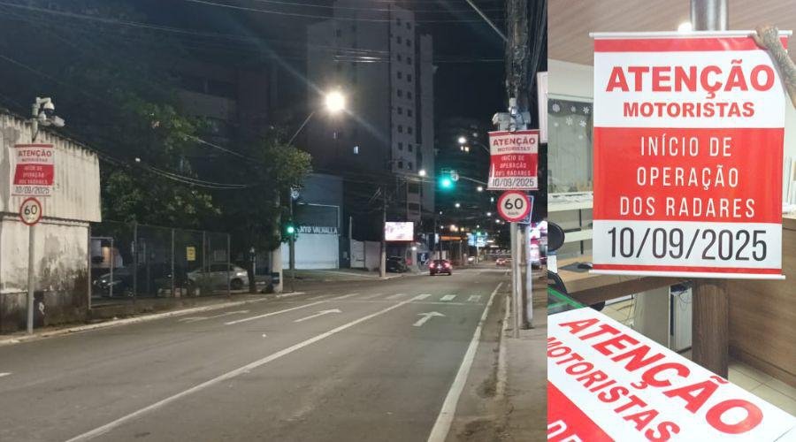 Seis novos radares começam a operar em Vila Velha na próxima quarta-feira
