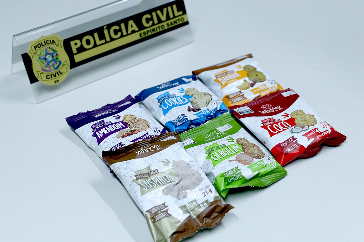 Operação no Espírito Santo retira do mercado biscoitos proteicos com falsa informação nutricional