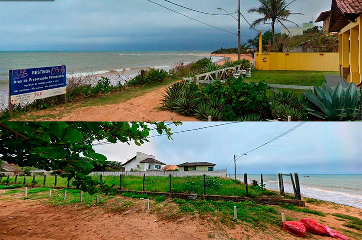 Justiça determina demolição de 14 imóveis em praias da Serra