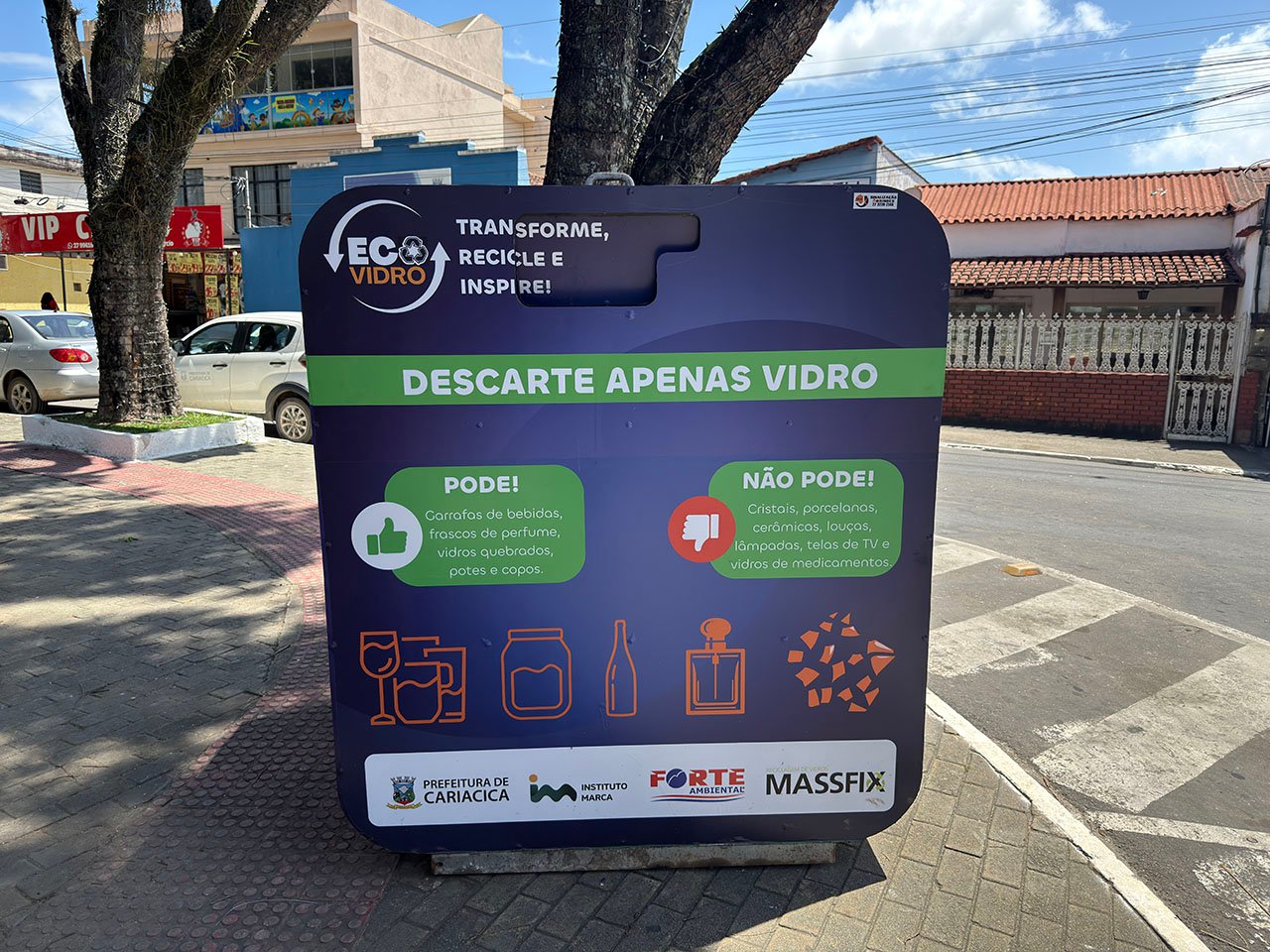 Cariacica amplia pontos de coleta de vidro em espaços públicos