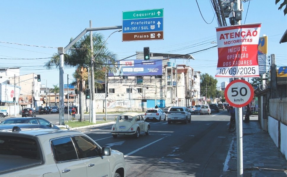 Novos radares já registraram mais de 10 mil infrações em um mês em Vila Velha
