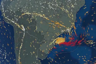 Ciclone extratropical deixa ES em alerta para o final de semana