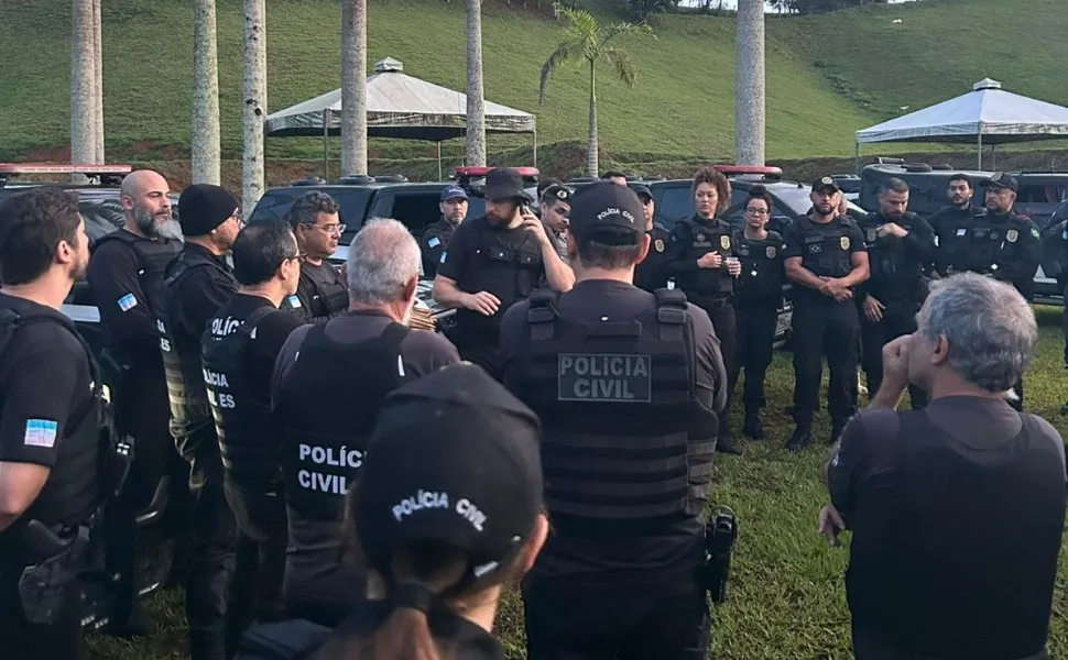 Organização criminosa ligada ao Comando Vermelho é alvo de operação no ES