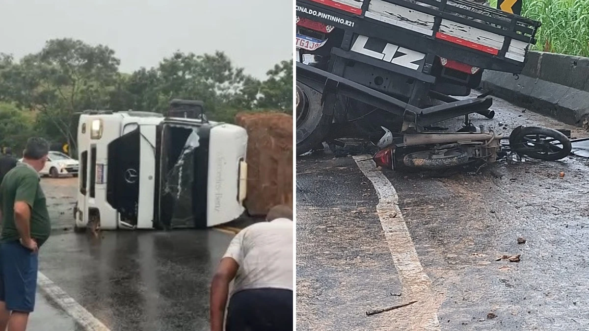 Acidente deixa 2 feridos e interdita a BR-101 no Sul do ES