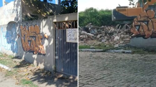 Moradores temem ficar sem casas com demolições na Barra do Jucu