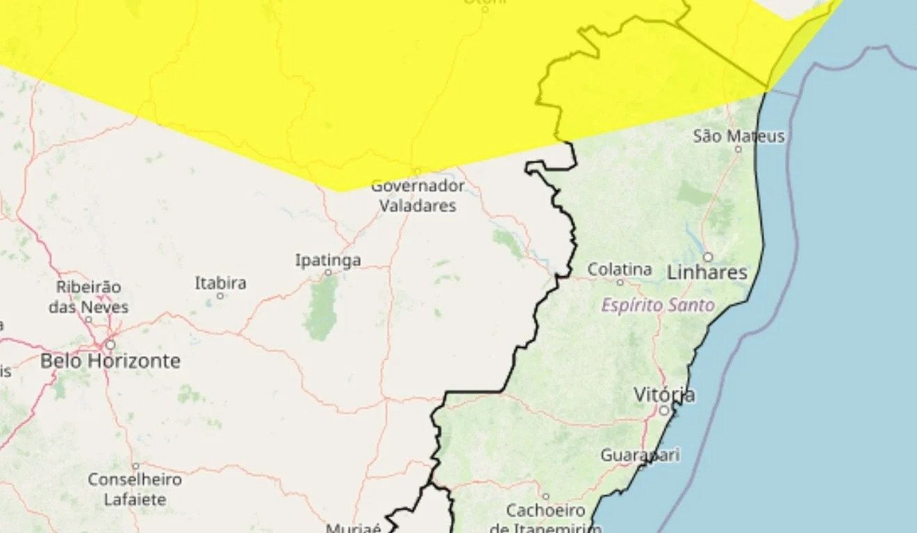 ES recebe novo alerta para chuvas intensas e alagamentos; veja a previsão