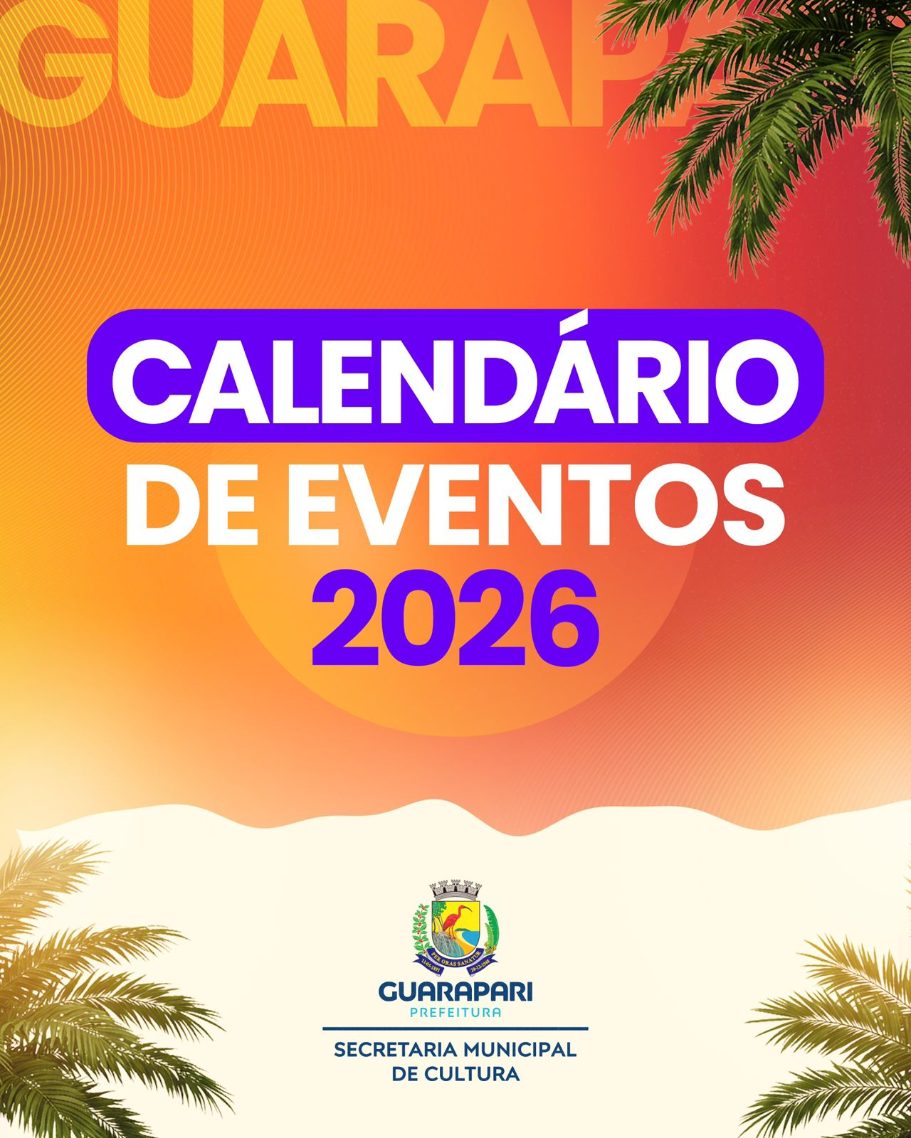 Prefeitura de Guarapari lança Calendário Oficial de Eventos com programação diversificada ao longo de todo o ano