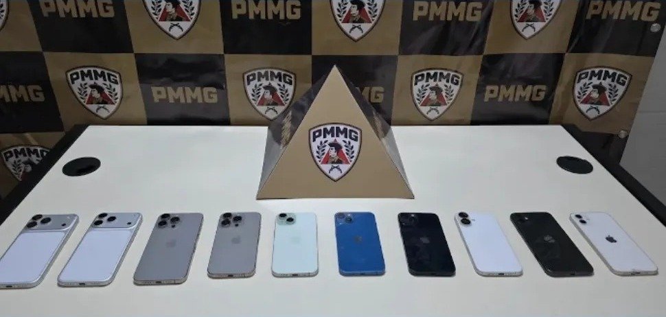 Polícia de MG apreende celulares furtados em show no ES