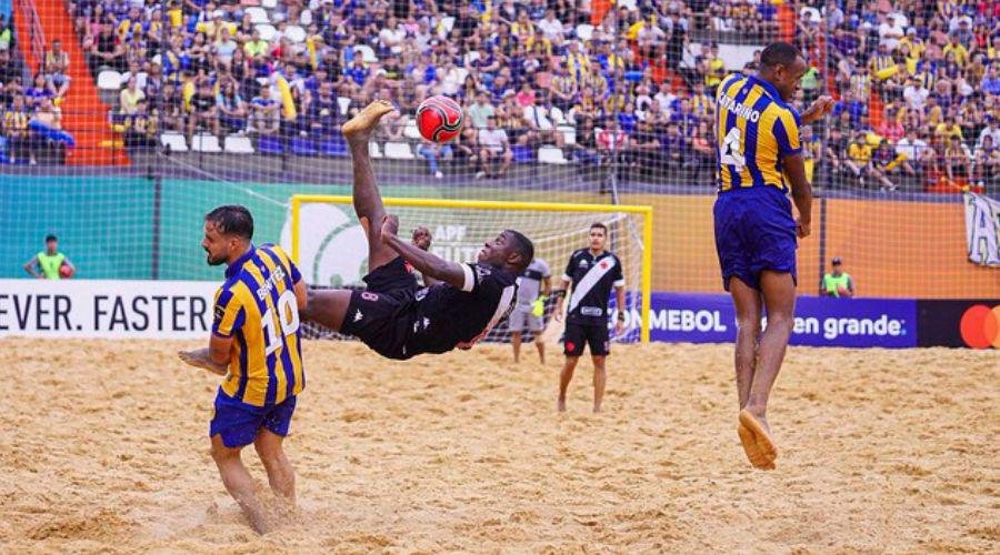 Libertadores de Beach Soccer começa neste domingo em Vila Velha, com 12 equipes