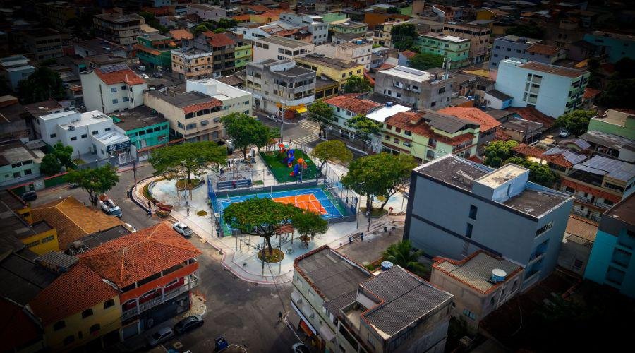 Inaugurada área de lazer no coração do bairro Glória, em Vila Velha