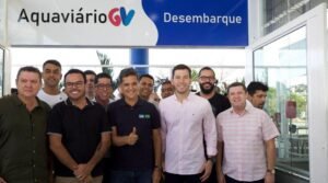 ​Arnaldinho Borgo acompanha viagem inaugural da nova estação do Aquaviário