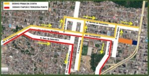 Ponte da Av. Champagnat vai ser demolida e trânsito muda terça-feira em Vila Velha