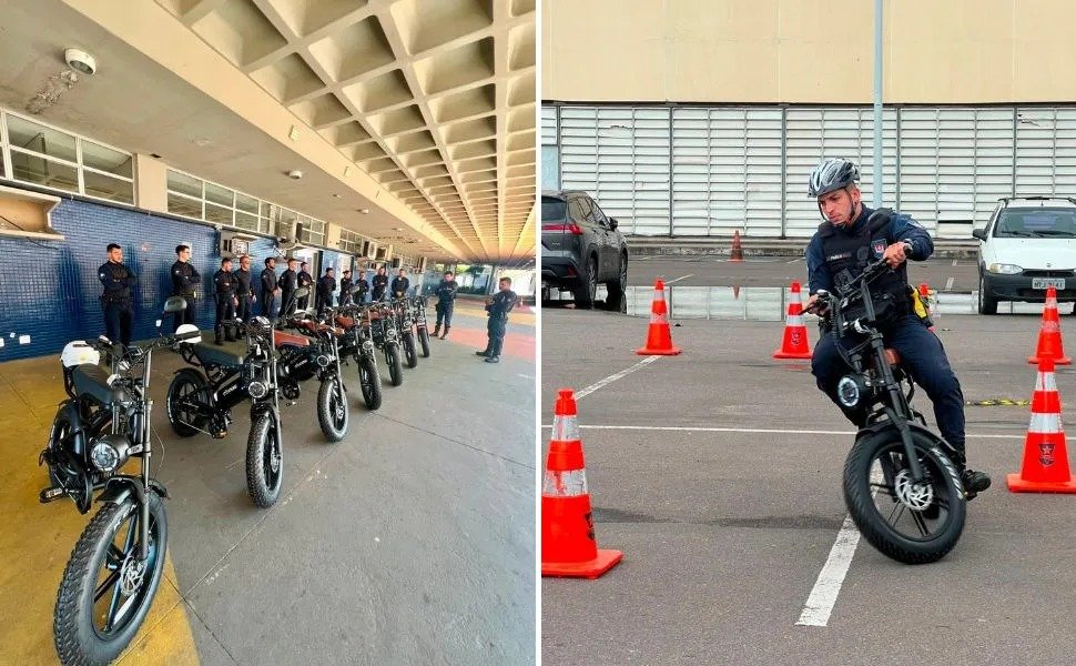 Bicicletas elétricas serão utilizadas para patrulhamento na orla de Vitória