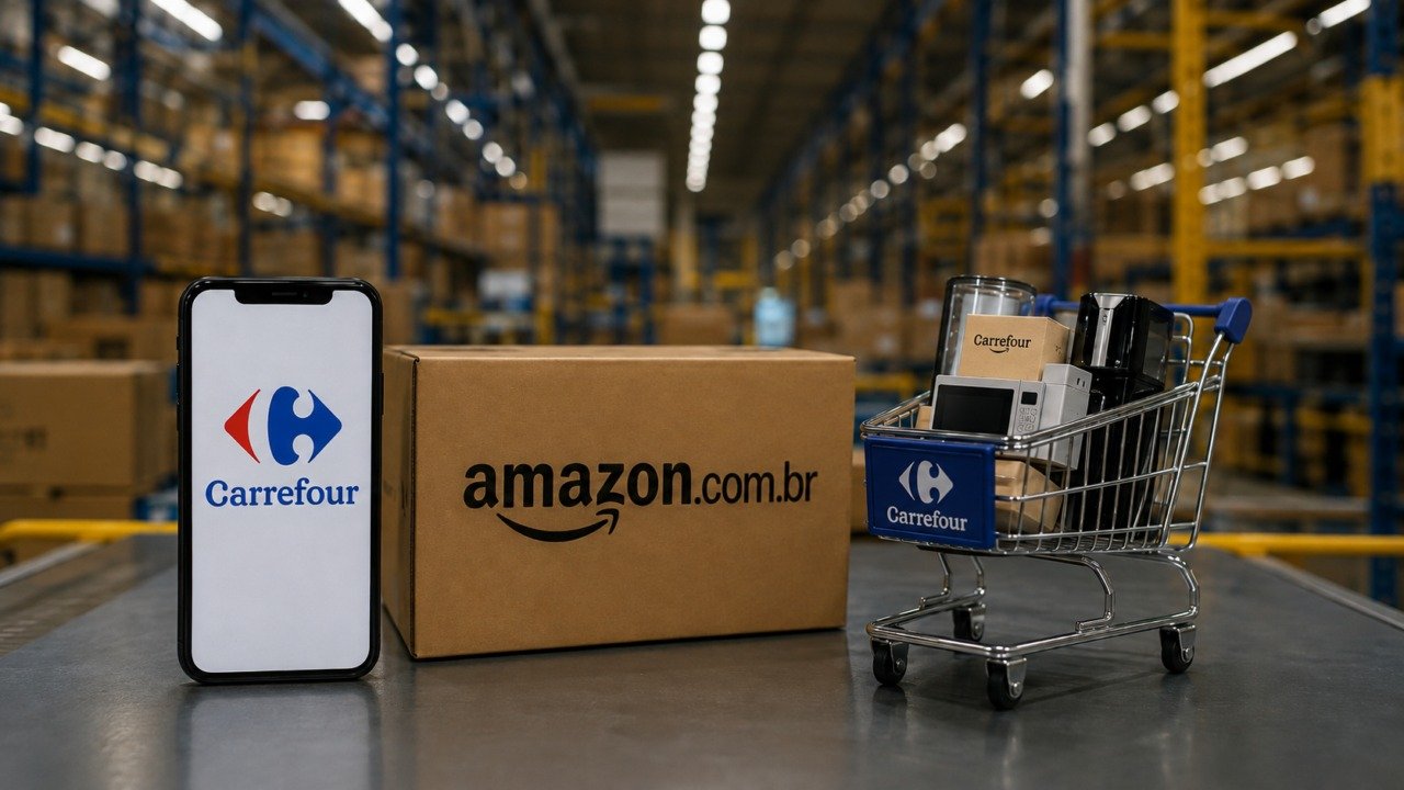 Carrefour passa a vender na Amazon Brasil e acelera vendas on-line