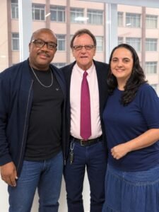 Vereador Ivan Carlini recebe Débora Erlacher e fortalece diálogo com o setor empresarial de Vila Velha